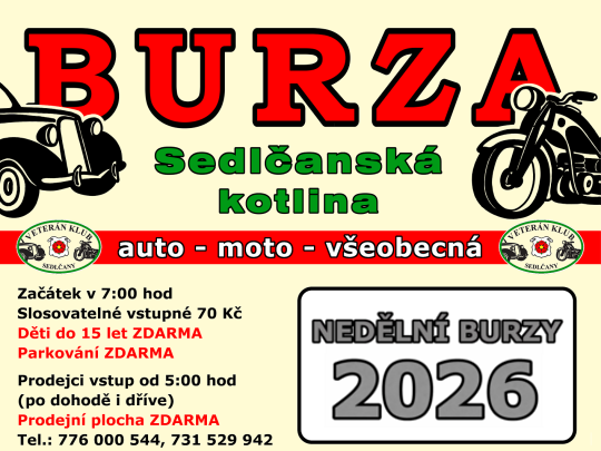 Termíny burz pro rok 2026 jsou již známy           　                　 