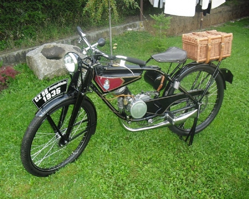 ČZ 98 bezrychlostní 1935